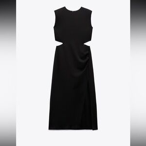 Zara Black Backless Dress